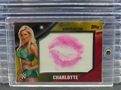 Charlotte [Gold] Wrestling Cards 2016 Topps WWE Divas Revolution Kiss Prices