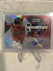 Rafael Devers [Autograph] #GNC-17 Baseball Cards 2022 Topps Chrome Update Generation Now Prices