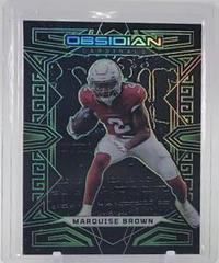 Marquise Brown [Green Electric Etch] #2 Football Cards 2023 Panini Obsidian Prices