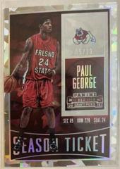Paul George [Cracked Ice Ticket] #78 Basketball Cards 2015 Panini Contenders Draft Picks Prices