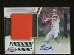 Baker Mayfield [Freshman Fabric Mirror Signature] #206 Football Cards 2018 Panini Certified Prices