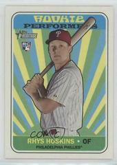 Rhys Hoskins #RP-RH Baseball Cards 2018 Topps Heritage Rookie Performers Prices