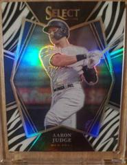 Aaron Judge [Zebra Prizm] Baseball Cards 2022 Panini Select Prices