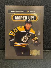 Brad Marchand [Gold] Hockey Cards 2021 Skybox Metal Universe Amped Up Prices