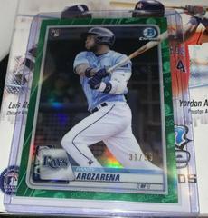 Randy Arozarena [Green Refractor] Baseball Cards 2020 Bowman Chrome Prices