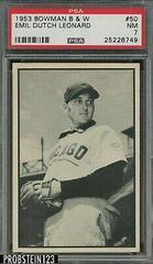 Emil Dutch Leonard #50 Baseball Cards 1953 Bowman B & W Prices