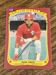 Ozzie Smith #113 Baseball Cards 1986 Fleer Star Stickers Prices