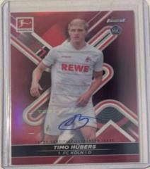 Timo Hubers [Red] #BCA-TH Soccer Cards 2021 Topps Finest Bundesliga Autographs Prices