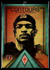 Ja'Marr Chase [Teal] #CT-12 Football Cards 2022 Panini Phoenix Contours Prices