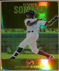 Alfonso Soriano [Gold Refractor] #12 Baseball Cards 2003 Topps Pristine Prices