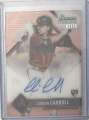 Corbin Carroll #STA-CC Baseball Cards 2023 Bowman Sterling Tek Autographs Prices