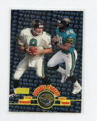 Mark Brunell, Fred Taylor Football Cards 1998 Stadium Club Double Threat Prices