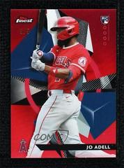 Jo Adell [Red Refractor] #FRD-JA Baseball Cards 2021 Topps Finest Rookie Design Variation Prices
