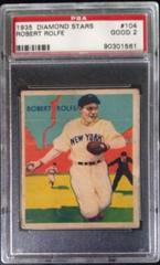 Robert Rolfe #104 Baseball Cards 1936 Diamond Stars Prices