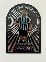 Callum Wilson [White Pulsar] #1 Soccer Cards 2022 Panini Obsidian Tunnel Vision Prices