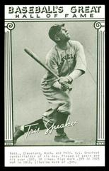 Tris Speaker Baseball Cards 1977 Baseball's Great Hall of Fame Exhibits Prices