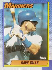 Dave Valle #76 Baseball Cards 1990 Topps Prices