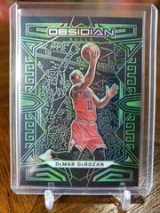 DeMar DeRozan [Green] #3 Basketball Cards 2022 Panini Obsidian Prices