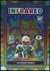 Jayden Reed [Splatter Neon] #19 Football Cards 2023 Panini Spectra Infrared Prices
