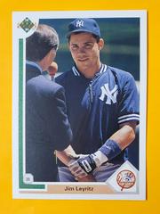 Jim Leyritz #243 Baseball Cards 1991 Upper Deck Prices