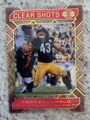 Troy Polamalu [Pink] #11 Football Cards 2020 Panini Illusions Clear Shots Prices