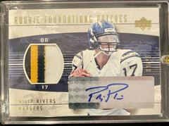 Philip Rivers [Autograph Patch] Football Cards 2004 Upper Deck Foundations Prices