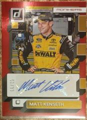 Matt Kenseth [Red] #M-MK Racing Cards 2023 Panini Donruss NASCAR Monikers Autographs Prices