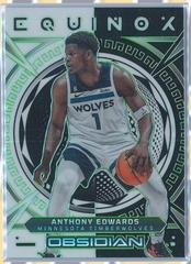 Anthony Edwards [Green] #26 Basketball Cards 2022 Panini Obsidian Equinox Prices