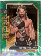 Seth Rollins [Green Pulsar Prizm] #3 Wrestling Cards 2022 Panini Prizm WWE Gold Prices
