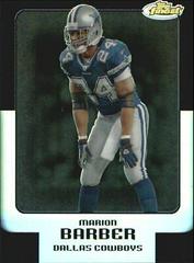 Marion Barber [Black Refractor] #4 Football Cards 2006 Topps Finest Prices