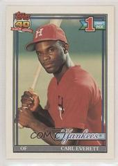 Carl Everett #113 Baseball Cards 1991 O Pee Chee Prices