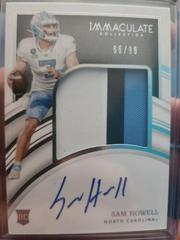 Sam Howell #RA-SHO Football Cards 2022 Panini Immaculate Collegiate Rookie Autographs Prices