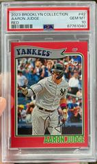 Aaron Judge [Red] #42 Baseball Cards 2023 Topps Brooklyn Collection Prices
