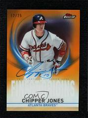 Chipper Jones [Orange Refractor] #CJ Baseball Cards 2019 Topps Finest Origins Autograph Prices