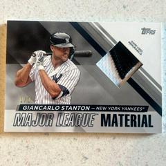 Giancarlo Stanton [Platinum] #MLM-GST Baseball Cards 2024 Topps Major League Material Prices