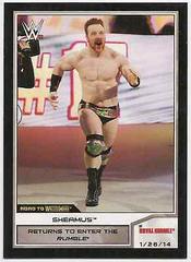 Sheamus Wrestling Cards 2014 Topps WWE Road to Wrestlemania Prices