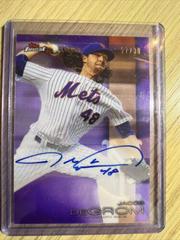 Jacob deGrom [Purple Refractor] #FA-JD Baseball Cards 2016 Topps Finest Autographs Prices