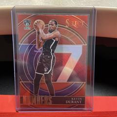 Kevin Durant [Silver Prizm] Basketball Cards 2021 Panini Select Numbers Prices