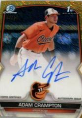 Adam Crampton [Gold Shimmer] #CPA-CAN Baseball Cards 2023 Bowman Chrome Prospect Autographs Prices