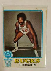Lucius Allen Basketball Cards 1973 Topps Prices