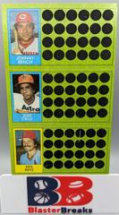 Johnny Bench, Jose Cruz, Ken Reitz Baseball Cards 1981 Topps Scratch Offs Prices
