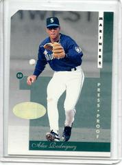 Alex Rodriguez [Platinum Press Proof] #16 Baseball Cards 1996 Leaf Signature Prices