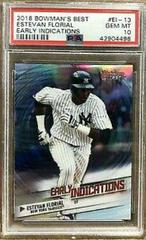 Estevan Florial #EI-13 Baseball Cards 2018 Bowman's Best Early Indications Prices