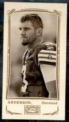 Derek Anderson Football Cards 2009 Topps Mayo Prices