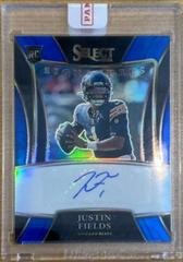 Justin Fields [Blue] #SSP-JFI Football Cards 2021 Panini Select Signatures Select Prices