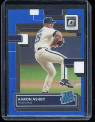 Aaron Ashby [Blue] #36 Baseball Cards 2022 Panini Donruss Optic Prices