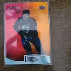 Connor McDavid [Double] Hockey Cards 2021 Upper Deck Allure Rainbow Prices