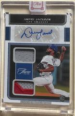 Andre Jackson #RDJA-AJ Baseball Cards 2022 Panini Three and Two Rookie Dual Jersey Autographs Prices