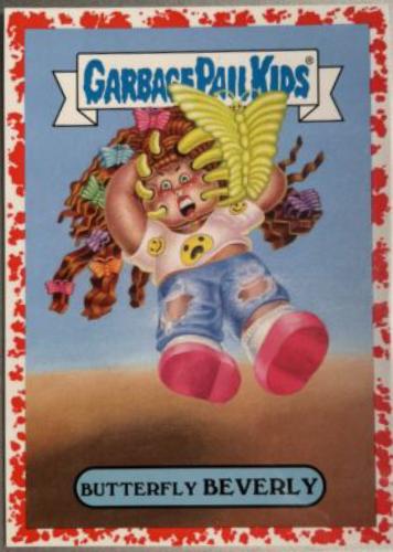 Butterfly BEVERLY [Red] #2a Garbage Pail Kids We Hate the 90s