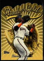 Barry Bonds [Limited Edition] Baseball Cards 2000 Topps Hands of Gold Prices